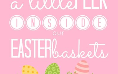 A Little Peek Inside Our Easter Baskets (hint, it's mostly books) PlusGift Ideas and New Easter Printables