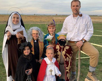 St. Teresa of Avila, St. Josephine Bakhita, St. Jean Vianney, Pope St. Pius X, St. Kateri Tekakwitha, St. Wenceslaus, Bl. Pier Giorgio Frasatti