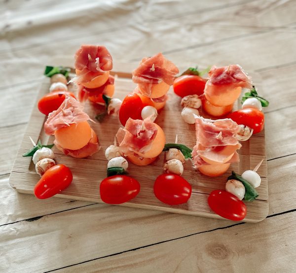 Melon & Prosciutto Skewers