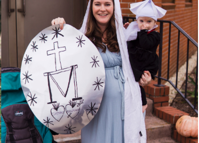 Miraculous Medal and Saint Catherine Laboure